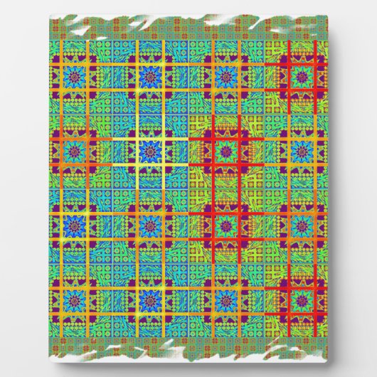 エスニック族パターン.jpg フォトプラーク (正面)