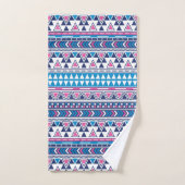 エスニック民族柄バスタオルセット バスタオルセット (ハンドタオル)