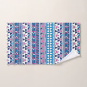 エスニック民族柄バスタオルセット バスタオルセット (ハンドタオル)