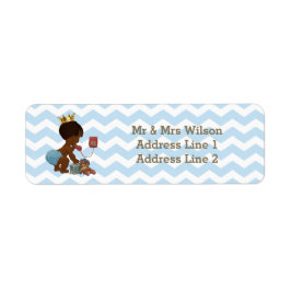 エスニック王子電話スーツケースベビーシャワーシェブロン ラベル