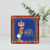 エスニック王室のプリンスベビーシャワー 招待状 (スタンド正面)