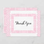 エスニック結婚デザインの感謝はがき1 ポストカード (正面/裏面)