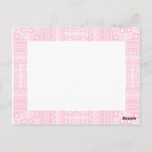 エスニック結婚デザインの感謝はがき1 ポストカード (裏面)