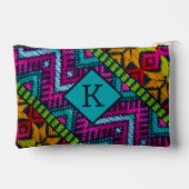 エスニック織り糸 アクセサリーポーチ (裏面)