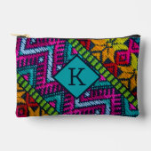 エスニック織り糸 アクセサリーポーチ (正面)