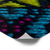 エスニック織り糸 ポスター (角)