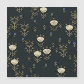 エスニック花:ヴィンテージ装飾デザイン (正面)