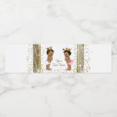 エスニック赤ちゃんシャワー水ボトルラベル ペットボトルラベル (シングルラベル)