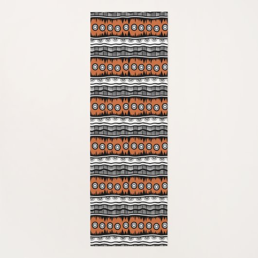 エスニック部族模様ヨガマット ヨガマット (裏面)