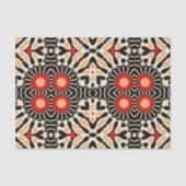 エスニック鮮やかアラベスクボヘミアンモザイクデクページ 薄葉紙 (正面)