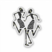 エスニック、アフリカ美術、素晴らしカーニバルダンス シール (正面)