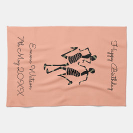 エスニック・アフリカ・アート・カーニバル・ダンス キッチンタオル