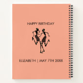 エスニック・アフリカ・アート・カーニバル・ダンス ノートブック (裏面)