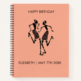 エスニック・アフリカ・アート・カーニバル・ダンス ノートブック