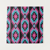 エスニック・アメリカン・インアステカド:モティフ。 タペストリー (正面(横))