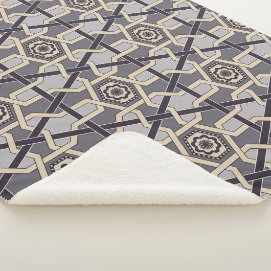 エスニック・オリエンタルオーナメント刺繍の装飾パターン シェルパブランケット (3/4)