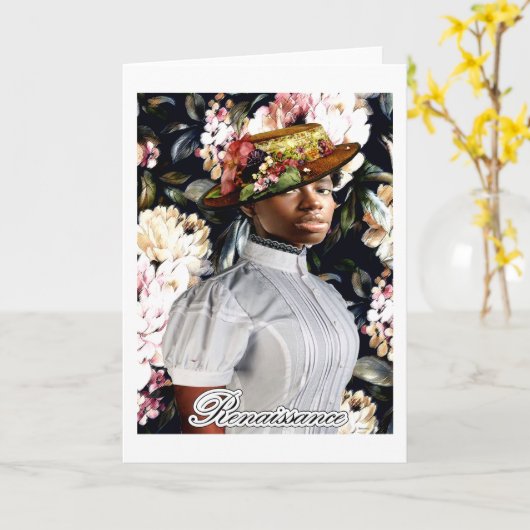 エスニック カード (黄色い花)