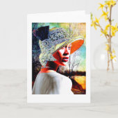 エスニック カード (黄色い花)