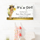 エスニック・ガール・ビー・ベビーシャワー 横断幕 (インサイチュ)