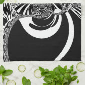 エスニック デザイン キッチンタオル (折り畳み)