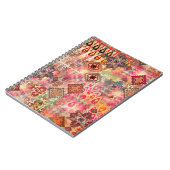 エスニック デジタル アブストラクト シームレス パターン ノートブック (左側)