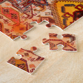 エスニック・デジタル・抽象芸術のシームレス・パターン ジグソーパズル (側面)