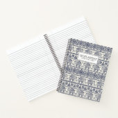 エスニック・トアステカライバル象の模様 ノートブック (内部)