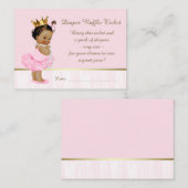 エスニック バレリーナ プリンセス おむつくじチケット エンクロージャーカード (正面/裏面)