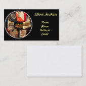 エスニック·ファッション·ハンドバッグ 名刺 (正面/裏面)