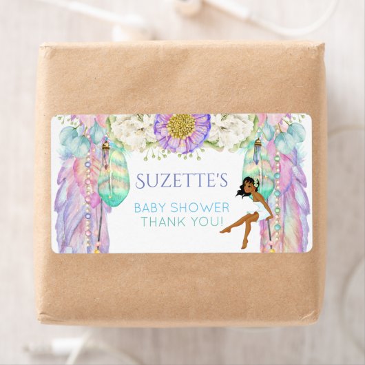 エスニック・フェアリー・ドリームキャッチャーお願いギフトありがとう ラベル (インサイチュ)