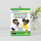 エスニック・フットボール・ジェンダーが赤ちゃんシャワーを明らかにする 招待状 (スタンド正面)