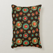 エスニック・ブルックスのシームレスなパターン アクセントクッション (正面(垂直))