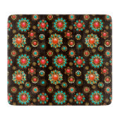 エスニック・ブルックスのシームレスなパターン カッティングボード (正面)