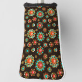 エスニック・ブルックスのシームレスなパターン ゴルフヘッドカバー (回転90)