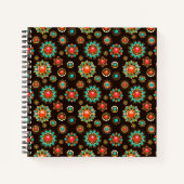 エスニック・ブルックスのシームレスなパターン ノートブック (正面)