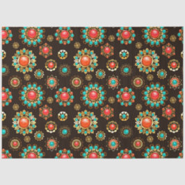 エスニック・ブルックスのシームレスなパターン 薄葉紙