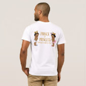 エスニック プリンス プリンセス 性別お披露目 Tシャツ (裏面フル)