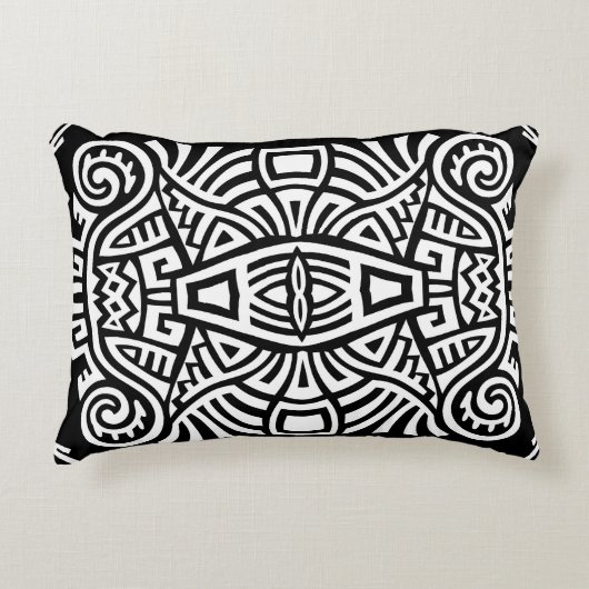 エスニック・ボホ：ヴィンテージトレンディー アクセントクッション (正面)