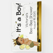 エスニック・ボーイ・ビー・ベイビー・シャワー 横断幕 (縦)