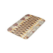 エスニック・ムガル:フローラ・デジタル・パターン バスマット (アングル)