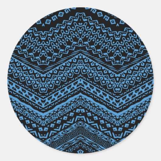 エスニック・モチーフ5 ラウンドシール (正面)