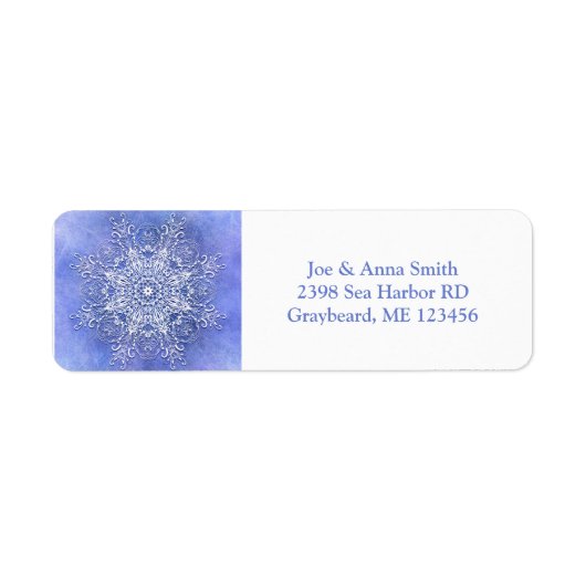 エスニック・レトロ・フローラ・マンダラ ラベル (正面)