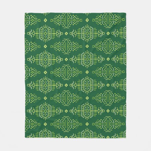 エスニックBoho:クリエイティブ部族シームレス。 フリースブランケット (正面)