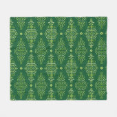 エスニックBoho:クリエイティブ部族シームレス。 フリースブランケット (正面(横))