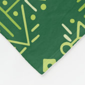 エスニックBoho:クリエイティブ部族シームレス。 フリースブランケット (角)