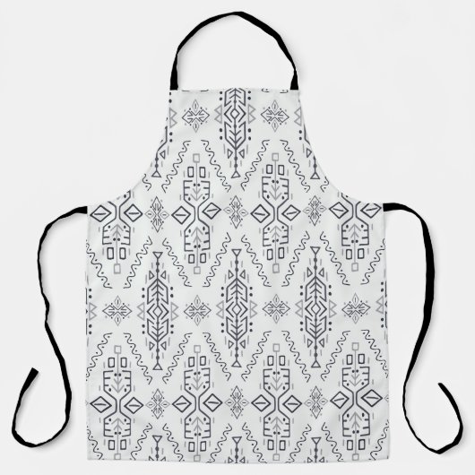 エスニックBoho:トレンディーハンド描画シームレス。 エプロン (正面)