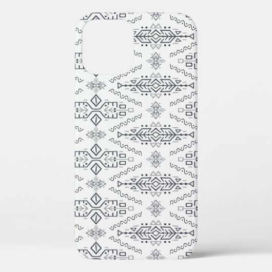 エスニックBoho:トレンディーハンド描画シームレス。 Case-Mate iPhoneケース (裏面)