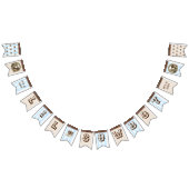 エスニックLilカウボーイ赤ちゃんシャワー国旗のバナー バンティングフラッグ (全)