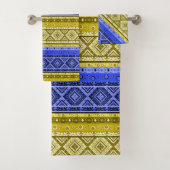 エスノボーホ装飾装飾伝統的装飾 バスタオルセット (インサイチュ)