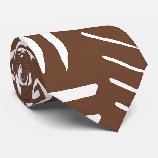 エスノ族の泥布の幾何学的パターン ネクタイ (ロール)